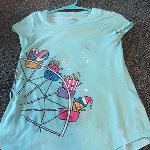 Ferris wheel food shirt🍭🍿🍬